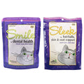  In Clover Smile Daily Dental Health Soft Chews For Cats (2.1 Oz) & Sleek Daily Skin, Coat, And Hairballs Support Soft Chews For Cats (2.1 Oz)