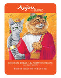  Rawz Aujou Chicken Breast & Pumpkin Cat Food 8/2.46 Oz Pouches