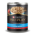  Purina Pro Plan Gravy Wet Dog Food For Large Dogs, Large Breed Beef And Rice Entree - (12) 13 Oz. Cans