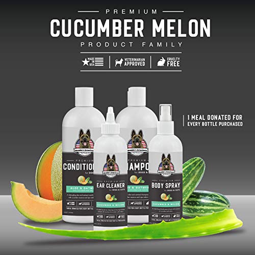  Maddie's American Pet Products Premium Aloe & Oatmeal Conditioner 16oz - Deodorizing, Soothes And Heals Itchy Skin, Detangles - For Dogs And Cats - Every Purchase Helps Homeless Pets