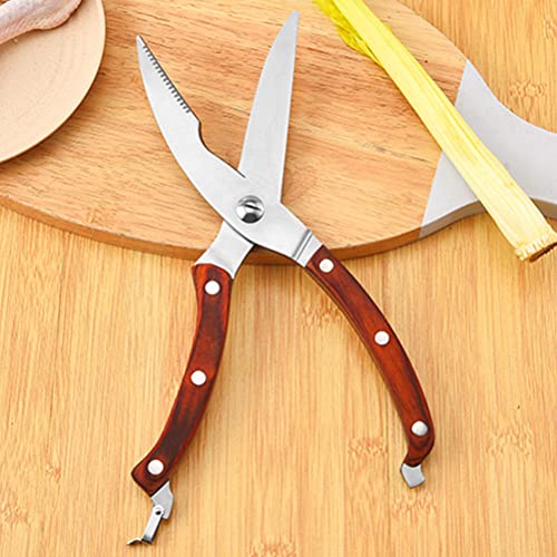  Luxshiny Kitchen Shears Heavy Duty Heavy Duty Shears Stainless Steel Food Scissor Chicken Bone Fish Bone Scissor Handle Food Shear Kitchen Shear Shears Heavy Duty