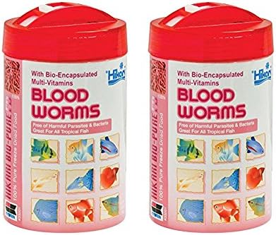  Hikari Bio-Pure Freeze Dried Blood Worms For Pets, 1.58-Ounce
