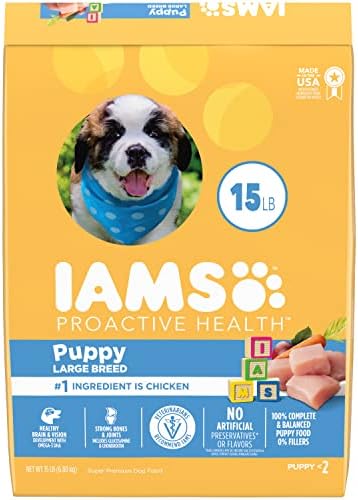  IAMS Smart Puppy Dry Dog Food With Real Chicken, 15 Lb. Bag