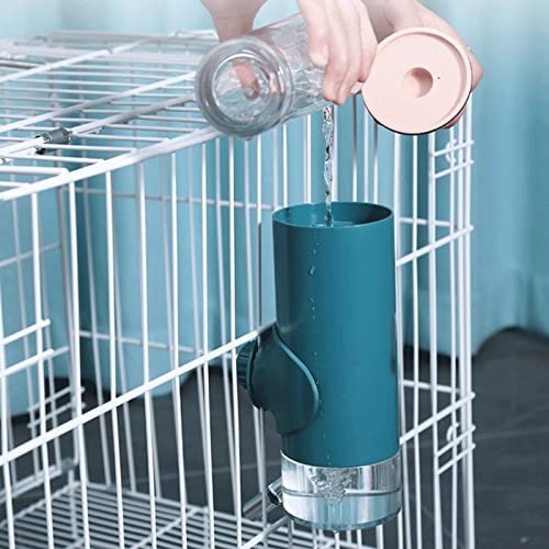  AYENCI Cat Automatic Water, Pet Waterer Lick Water Dog Cat Drinker Bottle Hanging Cage Automatic Stainless Steel Ball Water Dispenser Pet Accessaries