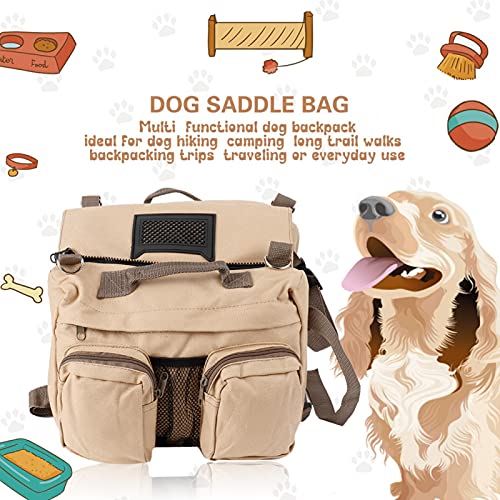  Outdoor Dog Backpack, Breathable Dog Backpack For Hiking Pet