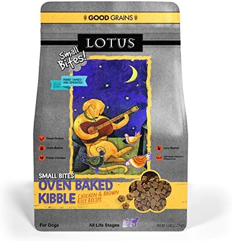  Lotus Small Bite Dry Dog Food, Sardine And Pollock, 10 Lb