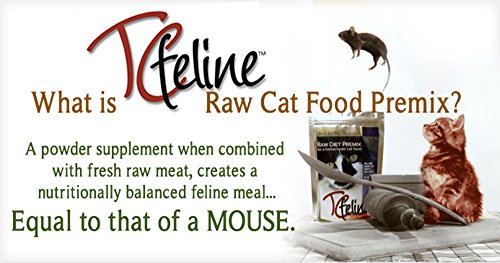  TCfeline RAW Cat Food Premix/Supplement To Make A Homemade, All Natural, Grain Free, Holistic Diet – Original Version With No Liver (Trial 4.2 Oz) Egg Free Formula