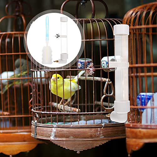  NOGRAX Rabbit Water Dispenser Parakeet Feeder 1 Set Of Bird Cage Hanging Water Feeder Bird Water Dispenser For Cage Auto Feeder Quail Feeder Feeder