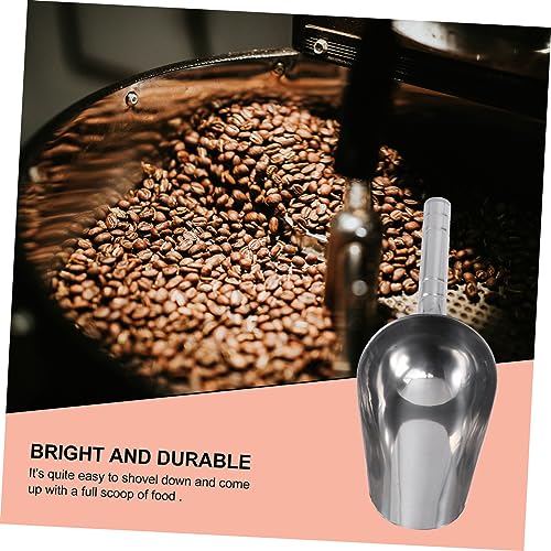  PATKAW 3pcs Pet Feeding Scoop Stainless Steel Pet Feeder Pet Food Scoop 1/2 Cup Scoop Dog Food Scooper Feed Scoop Aluminum Scoop Metal Dog Food Shovel Dog Food Spoon Ice Machine Thicken