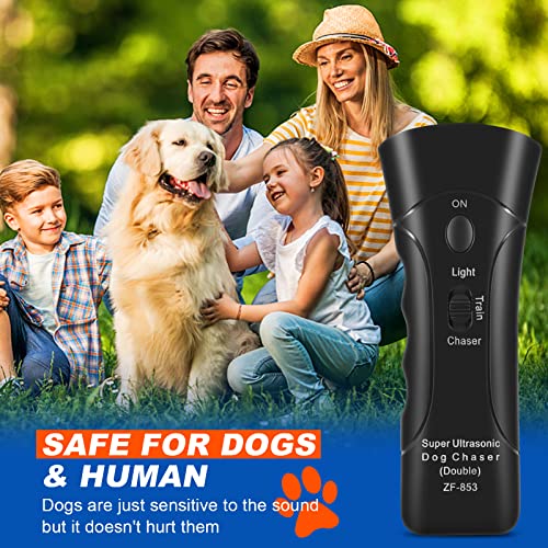  Anti Barking Device, 3 Mode Upgraded Dual Sensor Dog Barking Control Devices, 33Ft Ultrasonic Dog Barking Deterrent Pet Behavior Training Tool For Almost Dogs Indoor Outdoor