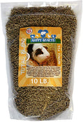  Happy Hearts Total Blend Alfalfa Based Guinea Pig Food Pellets Fortified With Vitamin C (10 Pounds)