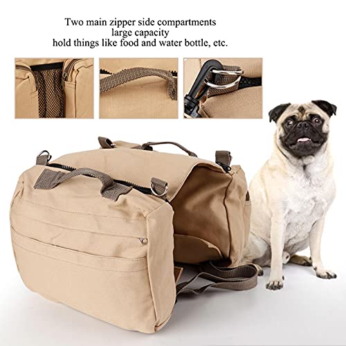  Outdoor Dog Backpack, Breathable Dog Backpack For Hiking Pet