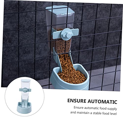  Parrot Food Cat Food Dispenser Automatic Feeder Dog Automatic Feeder Dog Food Plastic Sky-Blue Hanging Bowl Parakeet Food Cockatiel Food
