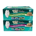  Fancy Feast Duo Premavera & Florentine Set Cat Food Wet Medleys (1 Pack Each Primavera & Florentine, 24 Cans Total)