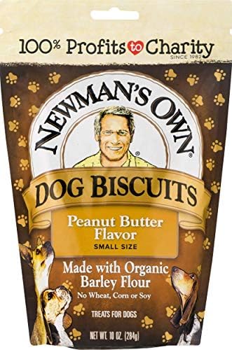  Newman'S Own Dog Biscuits, Peanut Butter Formula - Medium, 10-Oz. (Pack Of 6)