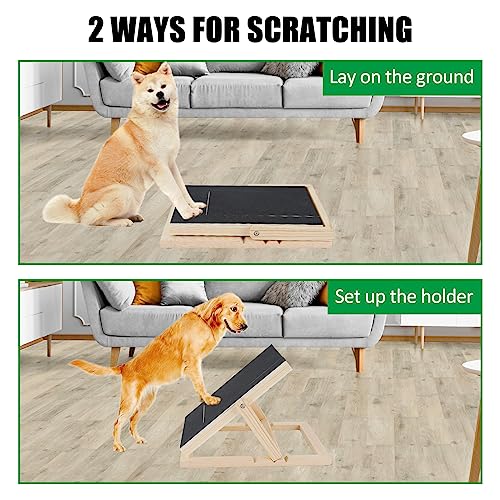  Scratch Square For Dogs With Treat Box, Dog Scratch Pad For Nails, Dog Nail Scratch Board, Nail File Dog Toy, Alternative To Dog Nail Clippers And Dog Nail Grinders