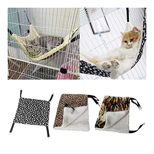  YangYan 1pcs Cat Bed Hammock Warm House Soft Ferret Rest House Fur Hanging Cat Cage Soft Pets Supplies (Color : C)
