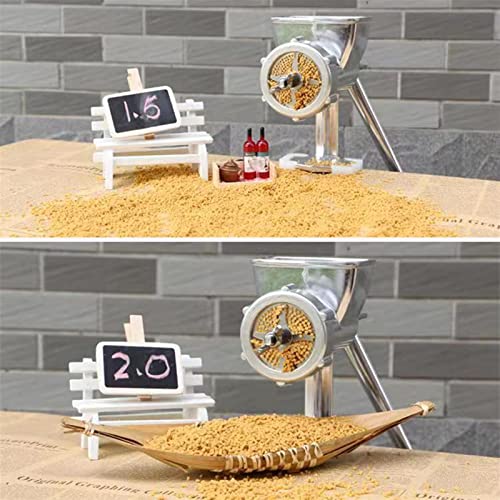  QCHIAN Manual Animal Feed Maker, Pet Dog Cat Feed Food Pellet Machine, Birds Fishing Bait Granulator Pelleter, 1.5/2.5/3/4/5/6/7/8/9/10mm Molds For Fish Parrot Chin Indigo Birds Larks Thrush