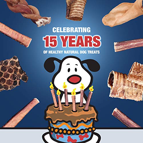  ValueBull Braided Bully Sticks, Thick 12 Inch, 25 Count Bulk Pack - All Natural Dog Treats, 100% Beef Pizzles, Single Ingredient Rawhide Alternative