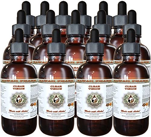  HawaiiPharm Clear Vision, Veterinary Natural Alcohol-Free Liquid Extract, Pet Herbal Supplement 2 Oz