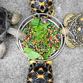  Tortoise Feeding Dish, Stainless Steel Reptile Water Dish Food Bowl For Tortoises Lizards Turtles Chameleon(L)
