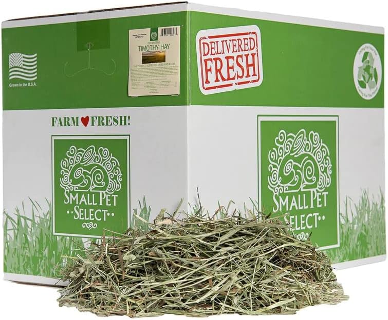  Small Pet Select 2nd Cutting Perfect Blend Timothy Hay Pet Food For Rabbits, Guinea Pigs, Chinchillas And Other Small Animals, Premium Natural Hay Grown In The US, 10 LB