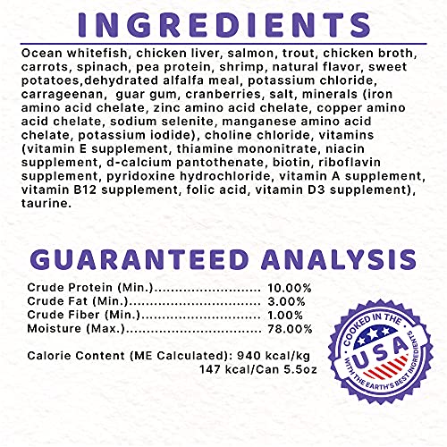  Halo Indoor Wet Cat Food, Grain Free, Seafood Medley 5.5oz Can (Pack Of 12)