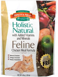  Bench & Field Holistic Natural Premium Adult Dry Cat Food, Chicken Meal And Brown Rice Recipe 3 Lb Bag (Pack Of 1)