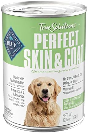  Blue Buffalo True Solutions Perfect Skin & Coat Natural Adult Dry Dog Food, Salmon 24-lb