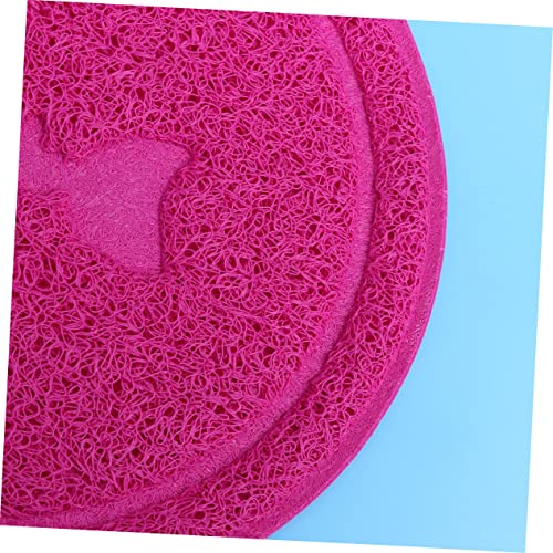  Ipetboom Cat Litter Box Floor Rose Clean With Trapper Easy Placemat Multi- Mats For Puppy Food Grey Inches Mat Dog Scatter And Anti- Dish Kitten Pet Mesh Control Litter Pad Non- Cat Litter Mat