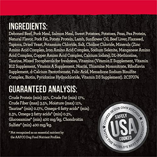  Merrick Backcountry Raw Infused Grain Free & With Healthy Grains Dry Dog Food,Great Plains Red Meat,4 Pound, 37074