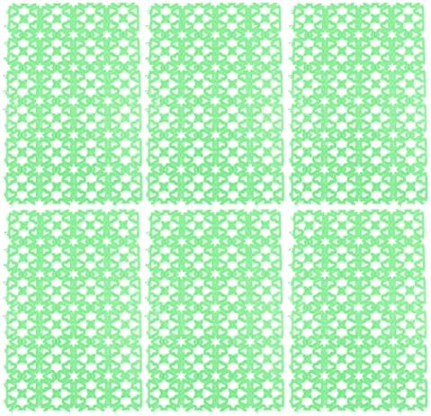  Iplusmile 12pcs In Splice Rabbit Pet Heat Inch, Cushions And Cat Mats- Dogs Random Cats Bottom Mats, Bunny Cages Snowflake Rat Mat, Chinchilla Design Non- Slip Skin Mat Animal, Holder Green