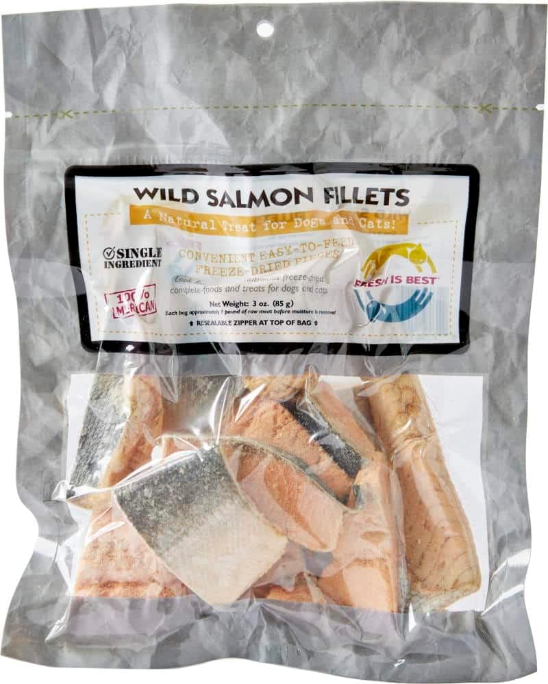  Fresh Is Best - Freeze Dried Healthy Raw Meat Treats For Dogs & Cats - Silverside Minnows