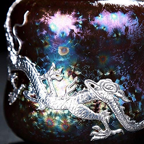  TEMKIN Handmade Vintage Color Ceramic Exquisite Artwork Pet Love Pet Ashes Storage Tank Aroma