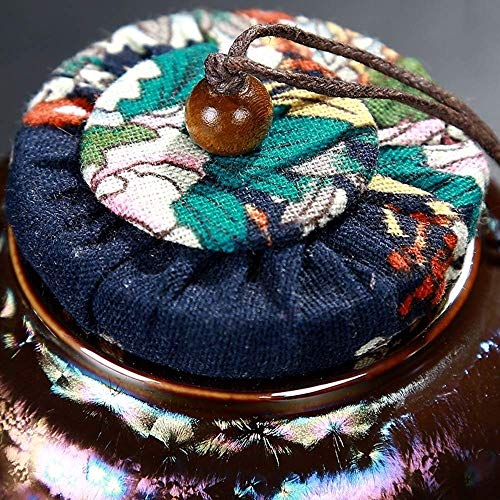  TEMKIN Handmade Vintage Color Ceramic Exquisite Artwork Pet Love Pet Ashes Storage Tank Aroma