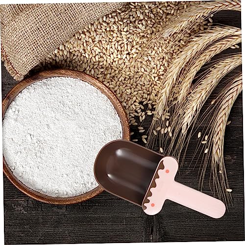  Mipcase Cat Can Lid 10 Pcs Plastic Ice Scoop Mixing Spoon Candy Kittens Ice Shovel Home Cat Food Pet Food Mixing Spoon Shovel For Cat Food Cat Food Shovel Pet Food Scoop Abs Snack Spoon