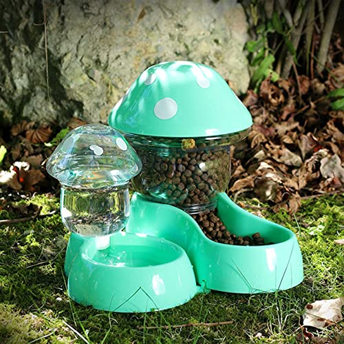  AYENCI Cat Automatic Water, Pet Dog Bowl Automatic Water Feeder 1.8L Pet Food Bowl Drinking Bottle Cat Puppy Bowl Dog Feeding Bowl (Color : Water-Blue)