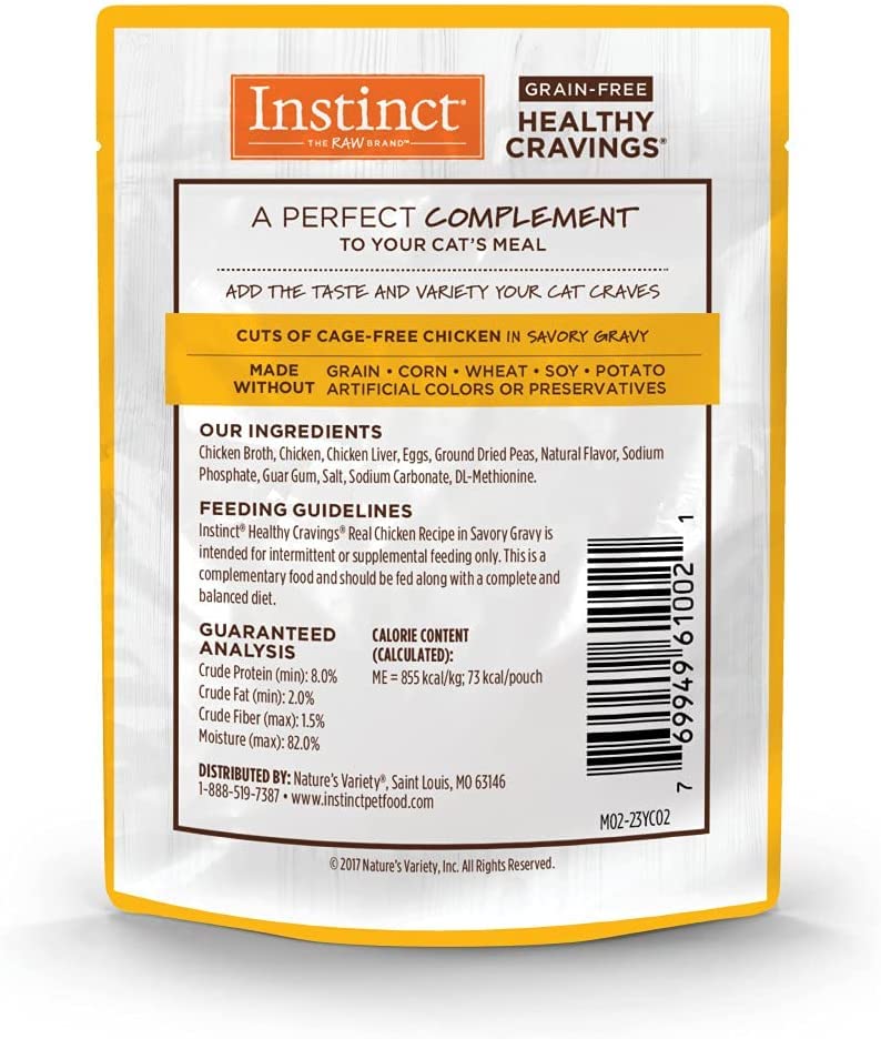 GENERIC Nature's Instinct Grain Free Wet Cat Food Toppers Variety Pack - Five Total Flavors: Chicken, Duck, Salmon, Rabbit, And Tuna (3oz Each, 45oz Total),, 3 Ounce (Pack Of 15)