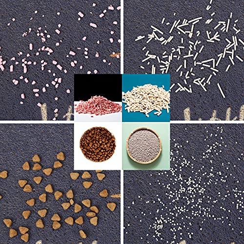  PetEiZi Cat Litter Mat Trap, Pet Food Catching Placemat, Super Cute Easy To Clean 24"×16" Large Durable For Cats And Dogs - Everyday Is Catyrday