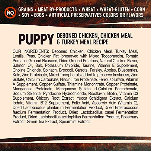  Wellness CORE Natural Grain Free Dry Dog Food, Puppy, 26-Pound Bag