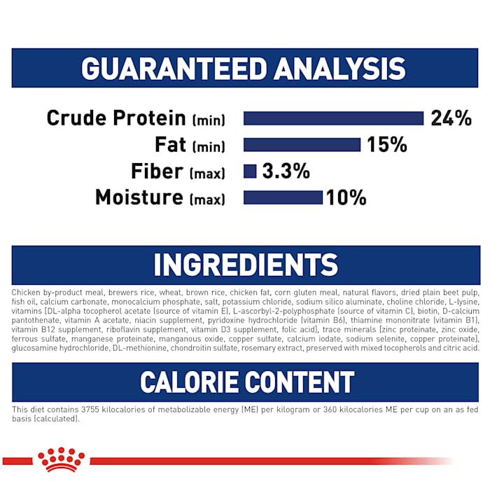  Royal Canin Large Breed Adult Dry Dog Food, 30 Lb Bag