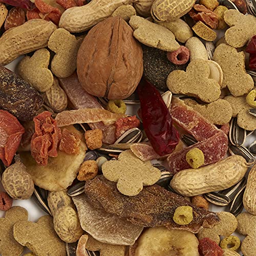  F.M. Brown's Tropical Carnival, Natural Parrot, Cockatoo, And Macaw Food For Big Beaks With Fruits, Veggies, Nuts, And Grains, Vitamin-Nutrient Fortified Daily Diet, 4 Lb