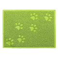  Pet Cat Litter Mat,MUEQU Waterproof Pet Box Mat Food Bowl Mat Cat Litter Trap Mat, Litter Trapper Mat,PVC, 30 X 40 Cm,Easy To Clean (Green)