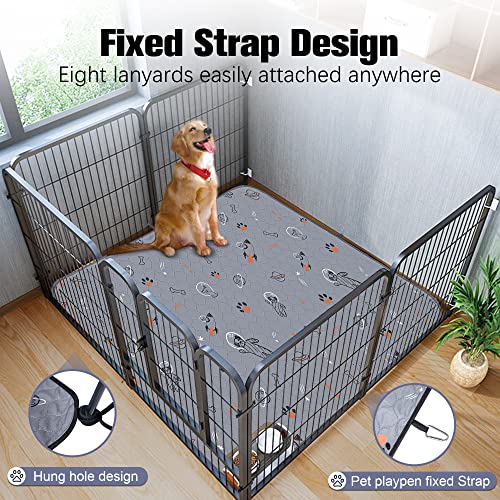 UPSKY Washable Pee Pads For Dogs, 2 Pack Puppy Pads 41" X41” Reusable Pet Training Pads Super Absorbent Dog Potty Whelping Pee Pads Non-Slip Dog Mat For Dog Playpen, Crate, Car