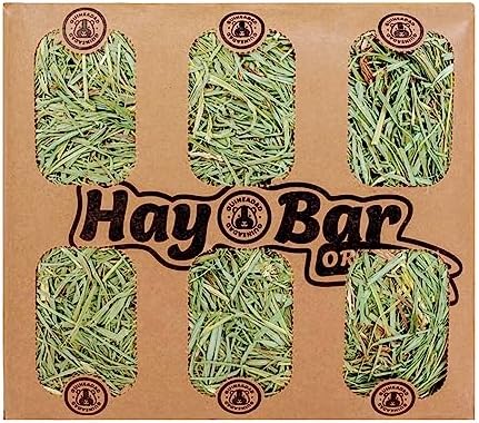  GuineaDad Timothy Hay Bar - Guinea Pig Food - 5 Pack - Pet Food For Rabbits, Small Animals, Hamster Food - Filtered & Hand Packed Guinea Pig Hay - Keeps Hay Secure And Encourages Active Eating