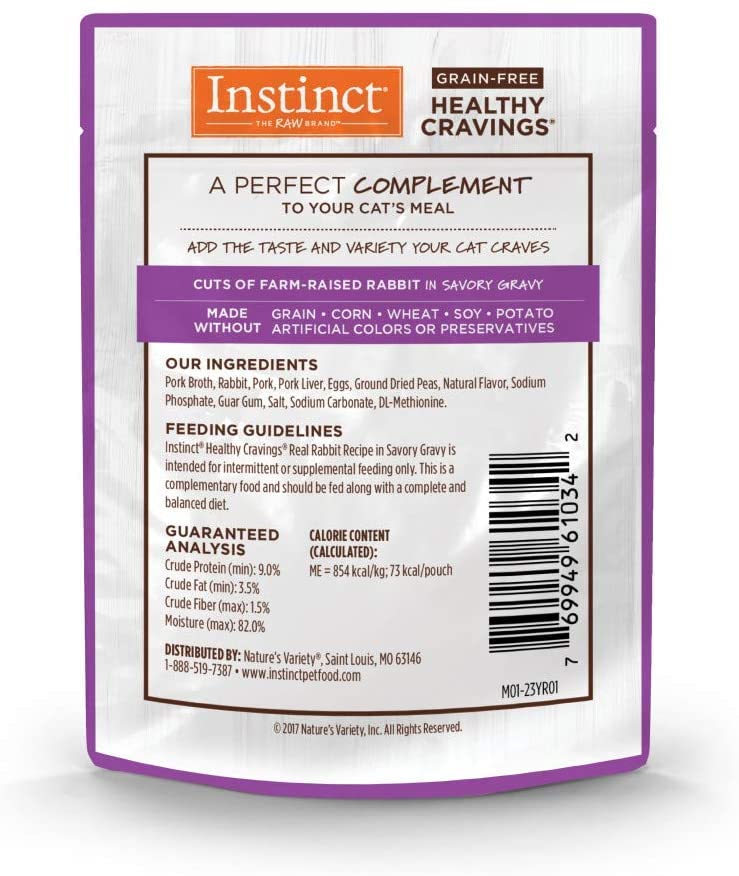 GENERIC Nature's Instinct Grain Free Wet Cat Food Toppers Variety Pack - Five Total Flavors: Chicken, Duck, Salmon, Rabbit, And Tuna (3oz Each, 45oz Total),, 3 Ounce (Pack Of 15)