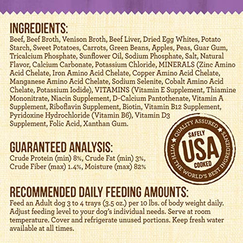  Merrick Lil' Plates Grain Free Small Dog Food, Itsy Bitsy Beef Stew Recipe, Wet Dog Food - (12) 3.5 Oz. Tubs