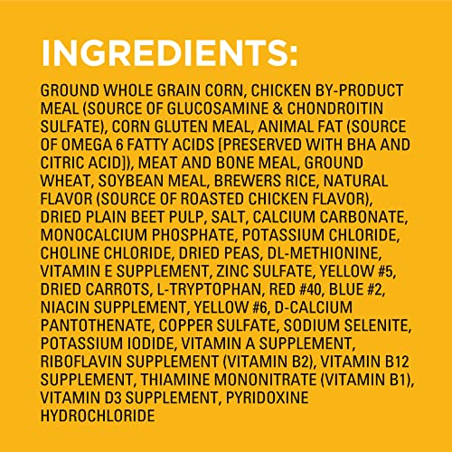  Pedigree For Big Dogs Adult Complete Nutrition Large Breed Dry Dog Food Roasted Chicken, Rice & Vegetable Flavor Dog Kibble, 16 Lb. Bag