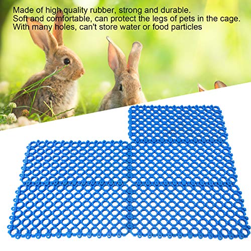  5pcs Thicken Rabbit Cage Mat Floor Rubber Mats Feet Pads For Pet Cats Dogs Hamster