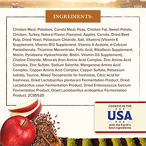  Whole Earth Farms Grain Free Recipe Dry Dog Food, Chicken & Turkey, 25-Pound